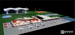Maket Bandara Ngurah Rai Bali