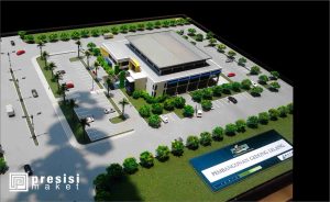 Maket Gedung Lelang PIA Jemundo