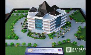 Maket Gedung Perpustakaan Univ Trunojoyo Madura