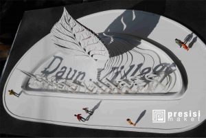 Maket Gerbang Utama Daun Village