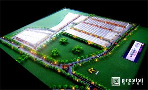 Maket Komplek Pergudangan Platinum East Road
