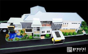 Maket Rumah Bapak Asmuni di Sampit